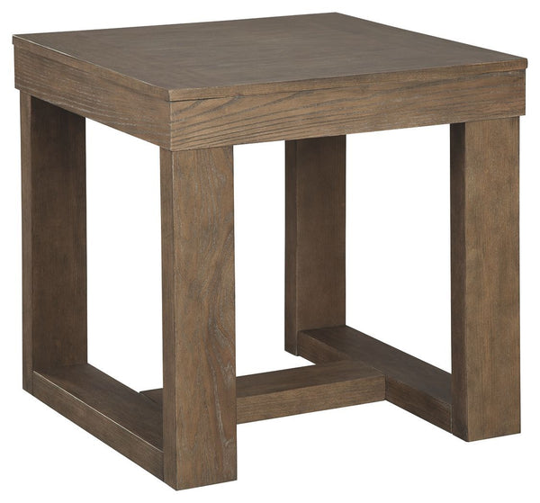 Cariton - Gray - Square End Table-Washburn's Home Furnishings