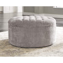 Carnaby - Dove - Oversized Accent Ottoman-Washburn's Home Furnishings