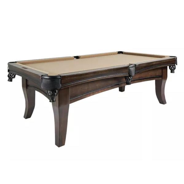 Carter 7' Pool Table in Gray Walnut-Washburn's Home Furnishings