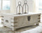 Carynhurst - White Wash Gray - Lift Top Cocktail Table-Washburn's Home Furnishings