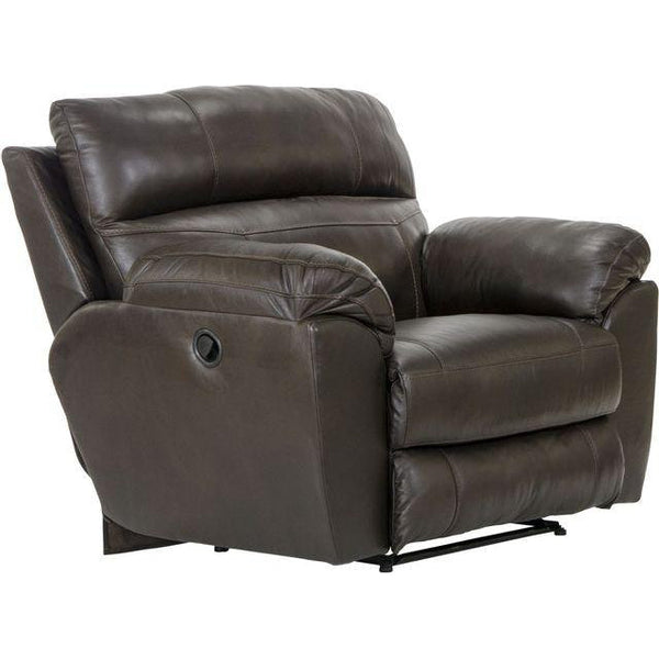 Costa Lay Flat Recliner in Chocolate-Washburn's Home Furnishings