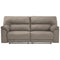 Cavalcade - Slate - 2 Seat Reclining Power Sofa-Washburn's Home Furnishings