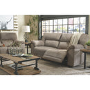 Cavalcade - Slate - 2 Seat Reclining Power Sofa-Washburn's Home Furnishings