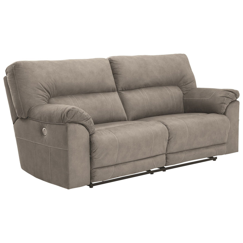 Cavalcade - Slate - 2 Seat Reclining Power Sofa-Washburn's Home Furnishings