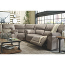 Cavalcade - Slate - Power Reclining Sectional-Washburn's Home Furnishings