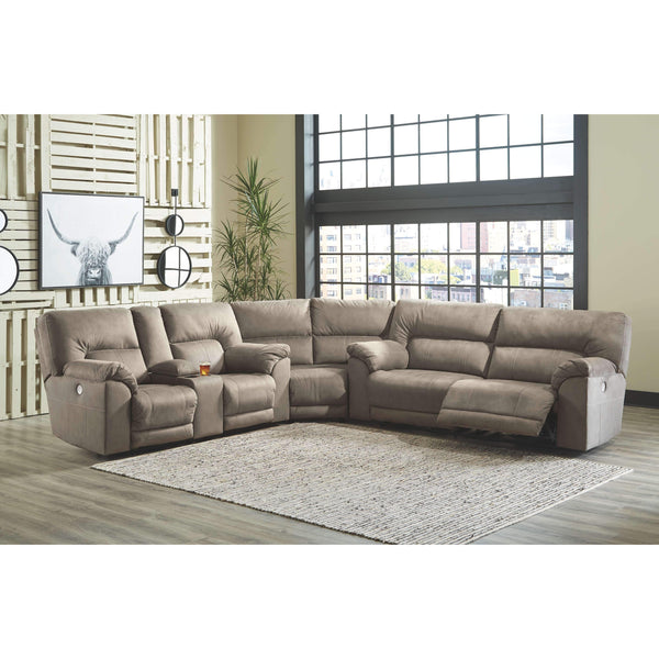 Cavalcade - Slate - Power Reclining Sectional-Washburn's Home Furnishings