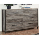 Cazenfeld - Black/gray - Six Drawer Dresser-Washburn's Home Furnishings