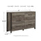 Cazenfeld - Black/gray - Six Drawer Dresser-Washburn's Home Furnishings