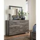 Cazenfeld - Black/gray - Six Drawer Dresser-Washburn's Home Furnishings