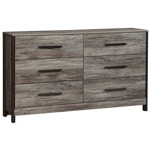 Cazenfeld - Black/gray - Six Drawer Dresser-Washburn's Home Furnishings