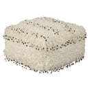 Celeste - Cream - Pouf-Washburn's Home Furnishings