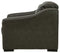 Center Line - Dark Gray - Pwr Recliner/adj Headrest-Washburn's Home Furnishings