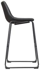 Centiar - Black - Tall Uph Barstool (2/cn)-Washburn's Home Furnishings