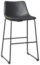 Centiar - Black - Tall Uph Barstool (2/cn)-Washburn's Home Furnishings