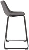 Centiar - Gray - Pub Height Bar Stool (set Of 2)-Washburn's Home Furnishings