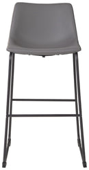 Centiar - Gray - Pub Height Bar Stool (set Of 2)-Washburn's Home Furnishings