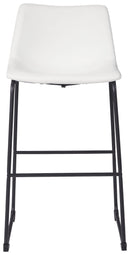 Centiar - White - Pub Height Bar Stool (set Of 2)-Washburn's Home Furnishings