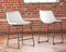 Centiar - White - Upholstered Barstool (2/cn)-Washburn's Home Furnishings