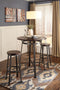 Challiman - Rustic Brown - Bar Height Bar Stool (set Of 2)-Washburn's Home Furnishings