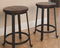 Challiman - Rustic Brown - Counter Height Bar Stool (set Of 2)-Washburn's Home Furnishings