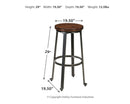 Challiman - Rustic Brown - Tall Stool (2/cn)-Washburn's Home Furnishings