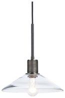 Chaness - Black - Glass Pendant Light (1/cn)-Washburn's Home Furnishings