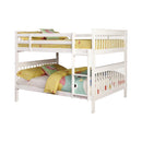 Chapman Full Over Full Bunk Bed - White-Washburn's Home Furnishings