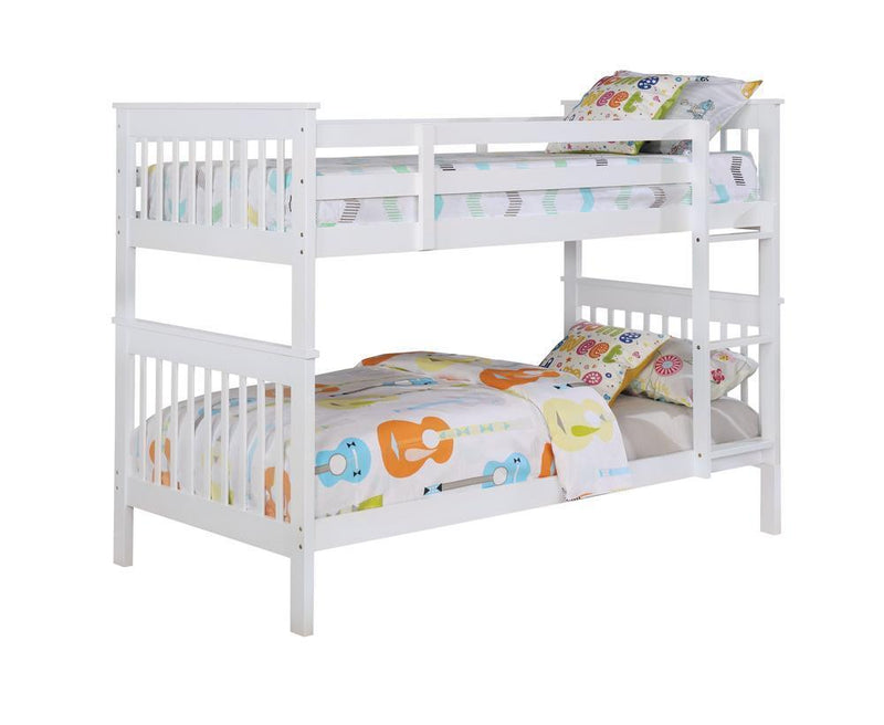 Chapman Twin Over Twin Bunk Bed - White-Washburn's Home Furnishings