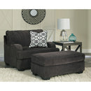 Charenton - Charcoal - 2 Pc. - Chair And A Half With Ottoman-Washburn's Home Furnishings