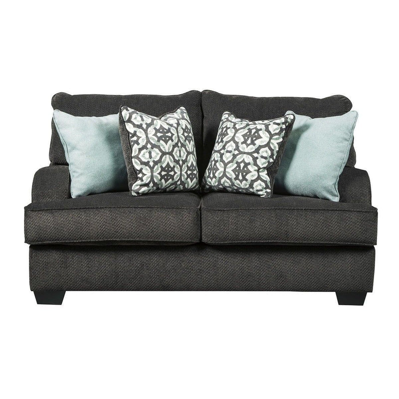 Charenton - Charcoal - Loveseat-Washburn's Home Furnishings