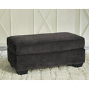 Charenton - Charcoal - Ottoman-Washburn's Home Furnishings