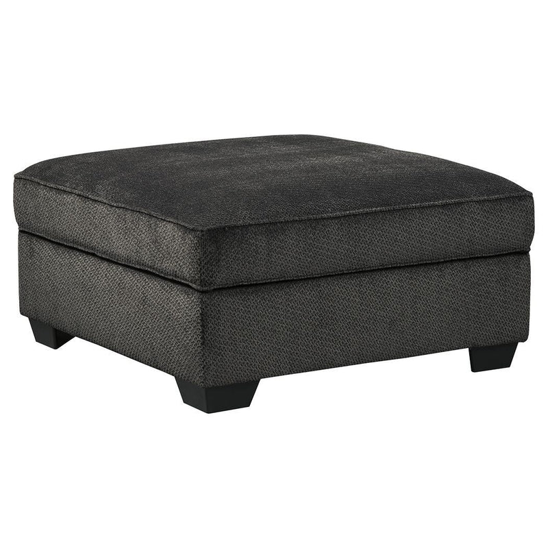 Charenton - Charcoal - Ottoman With Storage-Washburn's Home Furnishings