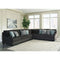 Charenton - Charcoal - Sectional 3 Pc-Washburn's Home Furnishings