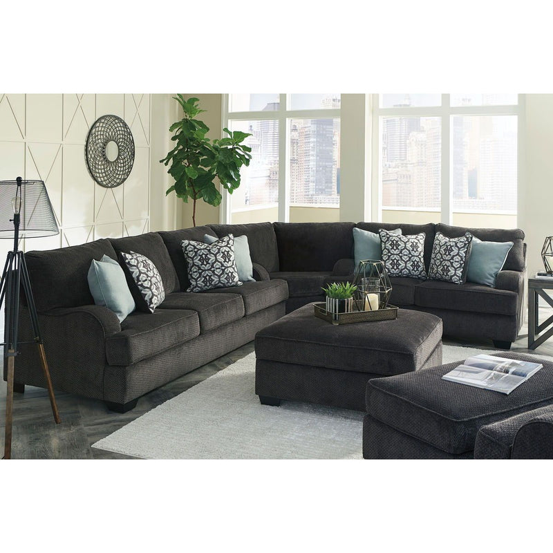 Charenton - Charcoal - Sectional 3 Pc-Washburn's Home Furnishings