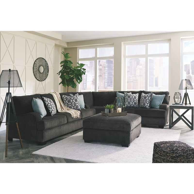 Charenton - Charcoal - Sofa Sleeper Sectional-Washburn's Home Furnishings