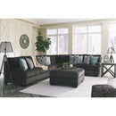 Charenton - Charcoal - Sofa-Washburn's Home Furnishings