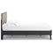 Charlang - Black/gray - Queen Panel Platform Bed-Washburn's Home Furnishings