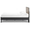 Charlang - Black/gray - Queen Panel Platform Bed-Washburn's Home Furnishings