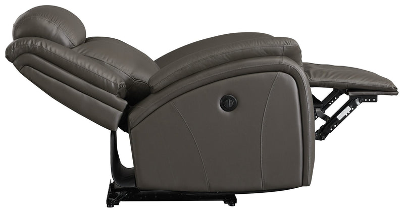 Chasewood - Dark Gray - Zero Wall Power Recliner-Washburn's Home Furnishings