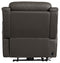 Chasewood - Dark Gray - Zero Wall Power Recliner-Washburn's Home Furnishings