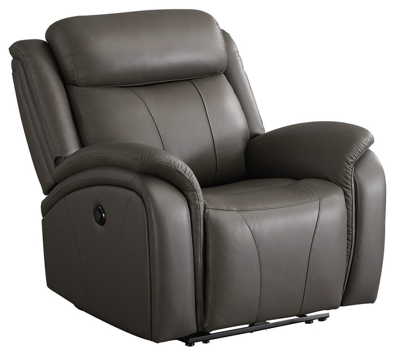 Chasewood - Dark Gray - Zero Wall Power Recliner-Washburn's Home Furnishings