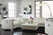 Chaviano Collection - Loveseat - Pearl And White-Washburn's Home Furnishings