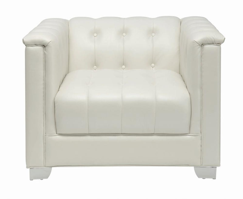 Chaviano Collection - White - Chair - Pearl-Washburn's Home Furnishings