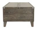 Chazney - Rustic Brown - Lift Top Cocktail Table-Washburn's Home Furnishings