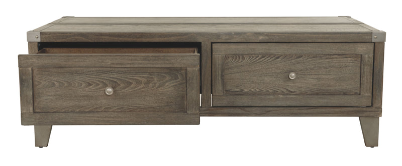 Chazney - Rustic Brown - Lift Top Cocktail Table-Washburn's Home Furnishings