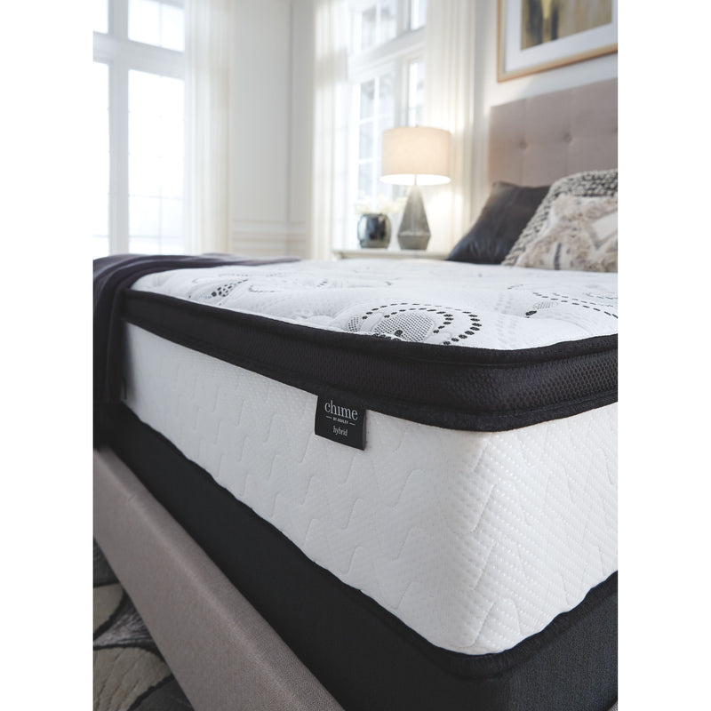 Chime 12 Inch Hybrid - White - King Mattress-Washburn's Home Furnishings