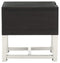 Chisago - Black/silver - Rectangular End Table-Washburn's Home Furnishings