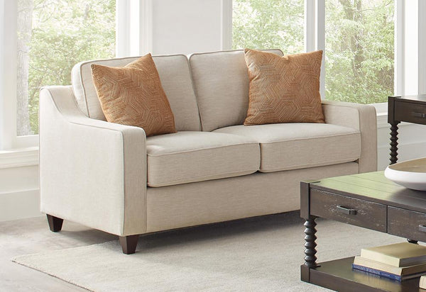 Christine - Loveseat - Beige-Washburn's Home Furnishings