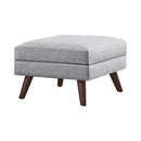 Churchill - Grey - Ottoman-Washburn's Home Furnishings