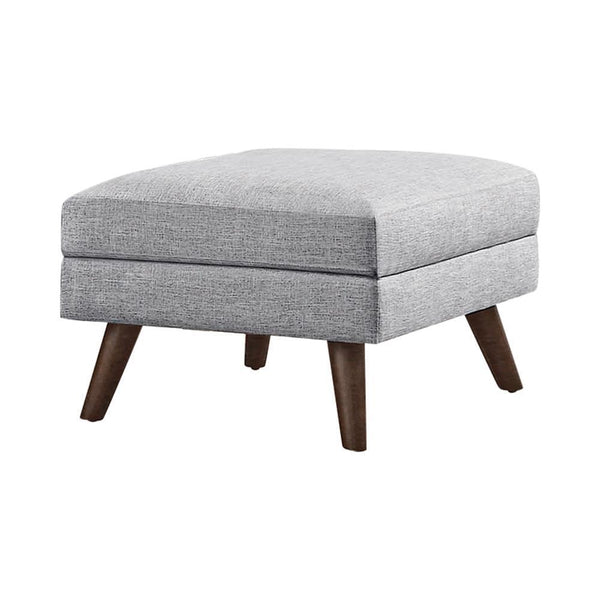 Churchill - Grey - Ottoman-Washburn's Home Furnishings